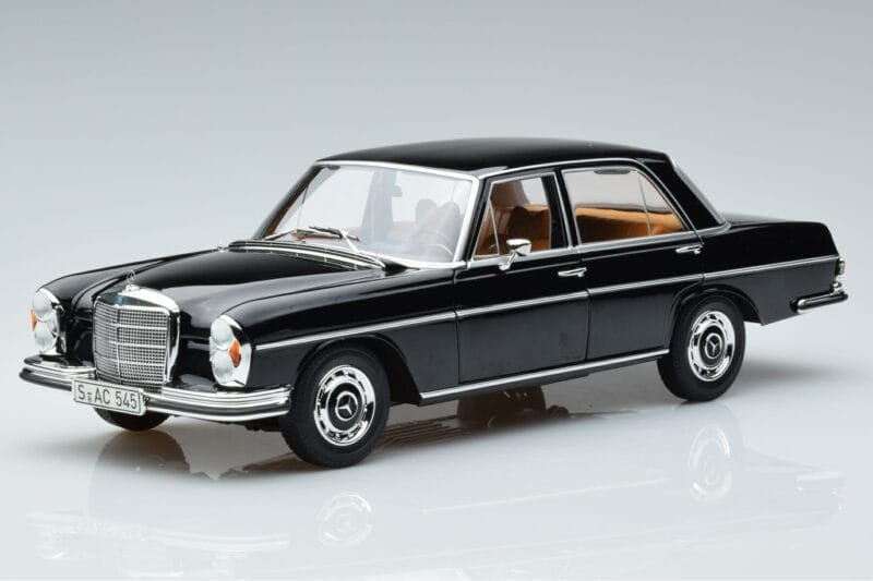 Mercedes 280 SE W108 Čierny Norev 1:18 183762 Kov