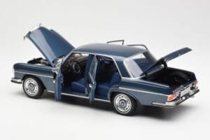 Mercedes 280 SE W108 Tmavomodrý Metalíza Norev 1:18 183534 Kov – obrázok 5 z 8