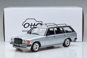 Mercedes 280 TE AMG S123 Strieborný Otto 1:18 OT246 Živica – obrázok 6 z 6