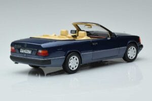 Mercedes 300 CE-24 A124 Kabriolet Nautical Modrý Limitovaná Edícia Norev 1:18 183879 Kov – obrázok 3 z 7