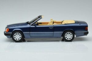 Mercedes 300 CE-24 A124 Kabriolet Nautical Modrý Limitovaná Edícia Norev 1:18 183879 Kov – obrázok 4 z 7