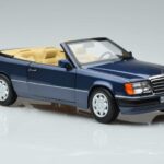 Mercedes 300 CE-24 A124 Kabriolet Nautical Modrý Limitovaná Edícia Norev 1:18 183879 Kov - image 5 of 7