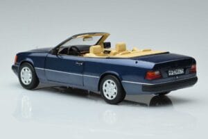 Mercedes 300 CE-24 A124 Kabriolet Nautical Modrý Limitovaná Edícia Norev 1:18 183879 Kov – obrázok 6 z 7