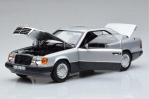 Mercedes 300 CE-24 C124 Coupe Strieborný Norev 1:18 183880 Kov – obrázok 2 z 7