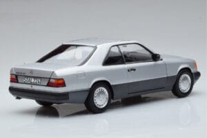 Mercedes 300 CE-24 C124 Coupe Strieborný Norev 1:18 183880 Kov – obrázok 3 z 7