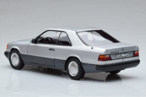 Mercedes 300 CE-24 C124 Coupe Strieborný Norev 1:18 183880 Kov – obrázok 6 z 7