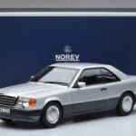 Mercedes 300 CE-24 C124 Coupe Strieborný Norev 1:18 183880 Kov - image 7 of 7