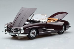 Mercedes 300 SL W198 Roadster Červený Norev 1:18 183891 Kov – obrázok 2 z 8