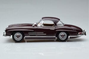 Mercedes 300 SL W198 Roadster Červený Norev 1:18 183891 Kov – obrázok 4 z 8