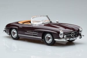 Mercedes 300 SL W198 Roadster Červený Norev 1:18 183891 Kov – obrázok 6 z 8