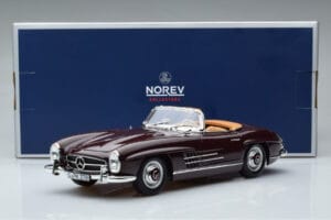 Mercedes 300 SL W198 Roadster Červený Norev 1:18 183891 Kov – obrázok 8 z 8
