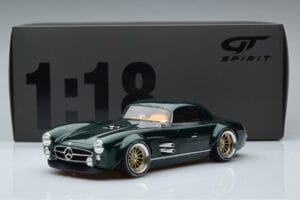 Mercedes 300 SL Speedster Hard Top By S-Klub Zelený GT Spirit 1:18 GT872 Živica – obrázok 6 z 6