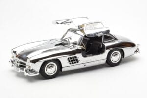 Mercedes 300 SL W198 Chróm Minichamps 1:18 B66040645 Kov – obrázok 2 z 8