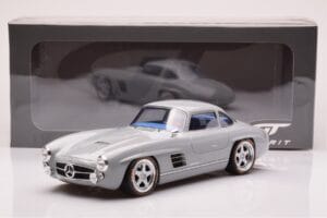 Mercedes 300 SL W198 Gullwing By S-Klub Šedý GT Spirit 1:18 GT418 Živica – obrázok 6 z 6