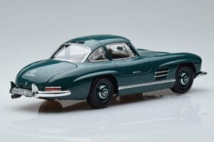 Mercedes 300 SL W198 Gullwing Zelený Norev 1:18 183851 Kov – obrázok 3 z 7