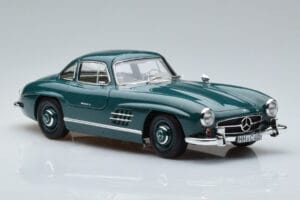Mercedes 300 SL W198 Gullwing Zelený Norev 1:18 183851 Kov – obrázok 5 z 7
