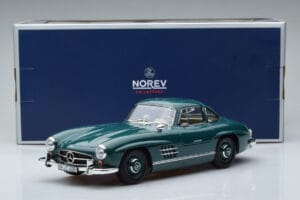 Mercedes 300 SL W198 Gullwing Zelený Norev 1:18 183851 Kov – obrázok 7 z 7