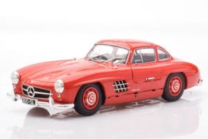 Mercedes 300 SL W198 Gullwing Červený Minichamps 1:18 110037211
