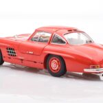 Mercedes 300 SL W198 Gullwing Červený Minichamps 1:18 - image 7 of 8