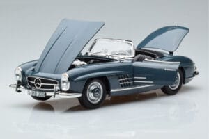 Mercedes 300 SL W198 Roadster Modrý Norev 1:18 B66040668 Kov – obrázok 2 z 9
