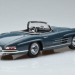 Mercedes 300 SL W198 Roadster Modrý Norev 1:18 - image 3 of 9