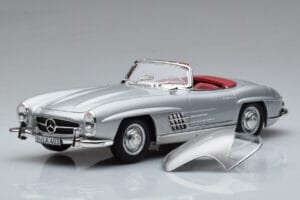Mercedes 300 SL W198 Roadster Norev 1:18 183890 Kov – obrázok 3 z 10