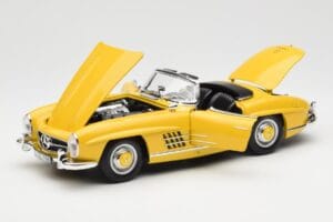 Mercedes 300 SL W198 Roadster Žltý Norev 1:18 B66040669 Kov – obrázok 2 z 8