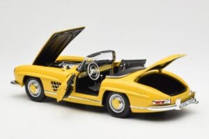 Mercedes 300 SL W198 Roadster Žltý Norev 1:18 B66040669 Kov – obrázok 5 z 8