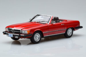 Mercedes 450 SL R107 US Verzia Červený Norev 1:18
