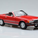 Mercedes 450 SL R107 US Verzia Červený Norev 1:18 - image 6 of 8