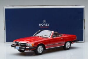 Mercedes 450 SL R107 US Verzia Červený Norev 1:18 183729 Kov – obrázok 8 z 8