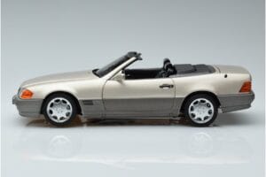 Mercedes 500 SL R129 Smoke Strieborný Norev 1:18 183719 Kov – obrázok 4 z 7