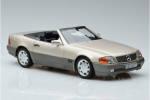 Mercedes 500 SL R129 Smoke Strieborný Norev 1:18 183719 Kov – obrázok 5 z 7