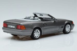 Mercedes 500 SL R129 Šedý Metalíza Norev 1:18 183715 Kov – obrázok 3 z 7