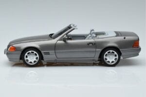 Mercedes 500 SL R129 Šedý Metalíza Norev 1:18 183715 Kov – obrázok 4 z 7