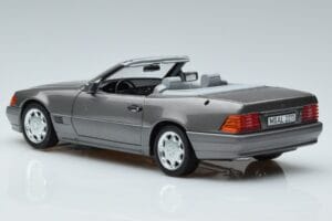 Mercedes 500 SL R129 Šedý Metalíza Norev 1:18 183715 Kov – obrázok 6 z 7