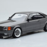 Mercedes 560 SEC C126 AMG Wide Body Šedý Otto 1:18
