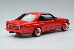 Mercedes 560 SEC W126 Widebody Červený Otto 1:18 OT995 Živica – obrázok 2 z 6
