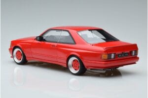 Mercedes 560 SEC W126 Widebody Červený Otto 1:18 OT995 Živica – obrázok 5 z 6