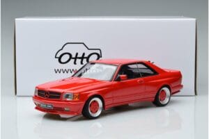 Mercedes 560 SEC W126 Widebody Červený Otto 1:18 OT995 Živica – obrázok 6 z 6