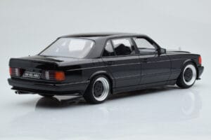 Mercedes 560 SEL AMG W126 Obsidian Čierny Otto 1:18 OT297 Živica – obrázok 2 z 6