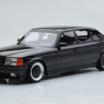 Mercedes 560 SEL AMG W126 Obsidian Čierny Otto 1:18