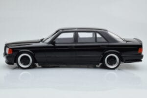 Mercedes 560 SEL AMG W126 Obsidian Čierny Otto 1:18 OT297 Živica – obrázok 3 z 6
