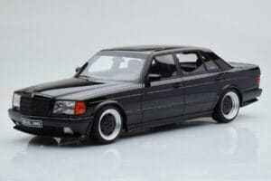Mercedes 560 SEL AMG W126 Obsidian Čierny Otto 1:18 OT297
