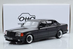 Mercedes 560 SEL AMG W126 Obsidian Čierny Otto 1:18 OT297 Živica – obrázok 6 z 6