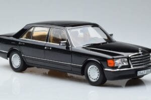 Mercedes 560 SEL W126 Čierny Norev 1:18 183793 Kov – obrázok 5 z 7