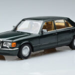 Mercedes 560 SEL W126 Tmavo Zelená Metalíza Norev 1:18