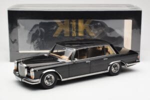 Mercedes 600 SWB W100 Čierny KK-Scale 1:18 180601 Kov – obrázok 6 z 6