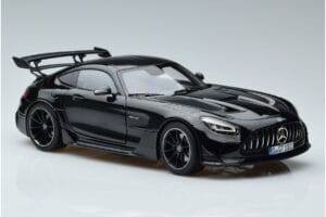Mercedes AMG GT C190 Black Series Čierny Norev 1:18 183900 Kov – obrázok 5 z 7