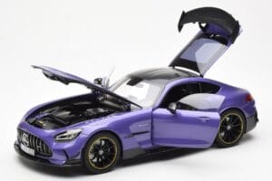 Mercedes AMG GT Black Series Fialový Asia Exclusive Norev 1:18 183907 Kov – obrázok 2 z 8